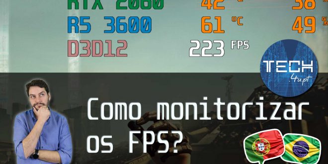 Como monitorizar fps do PC